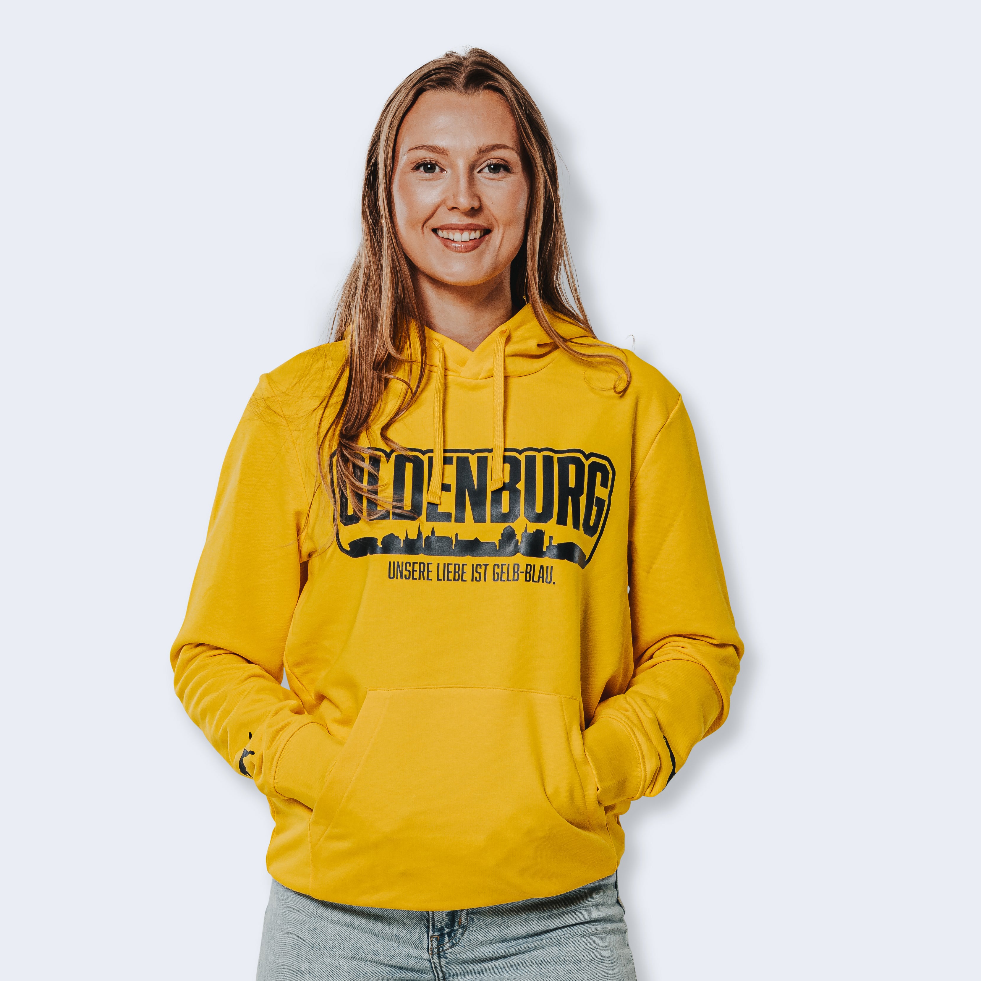 Hoodie Baseline Yellow