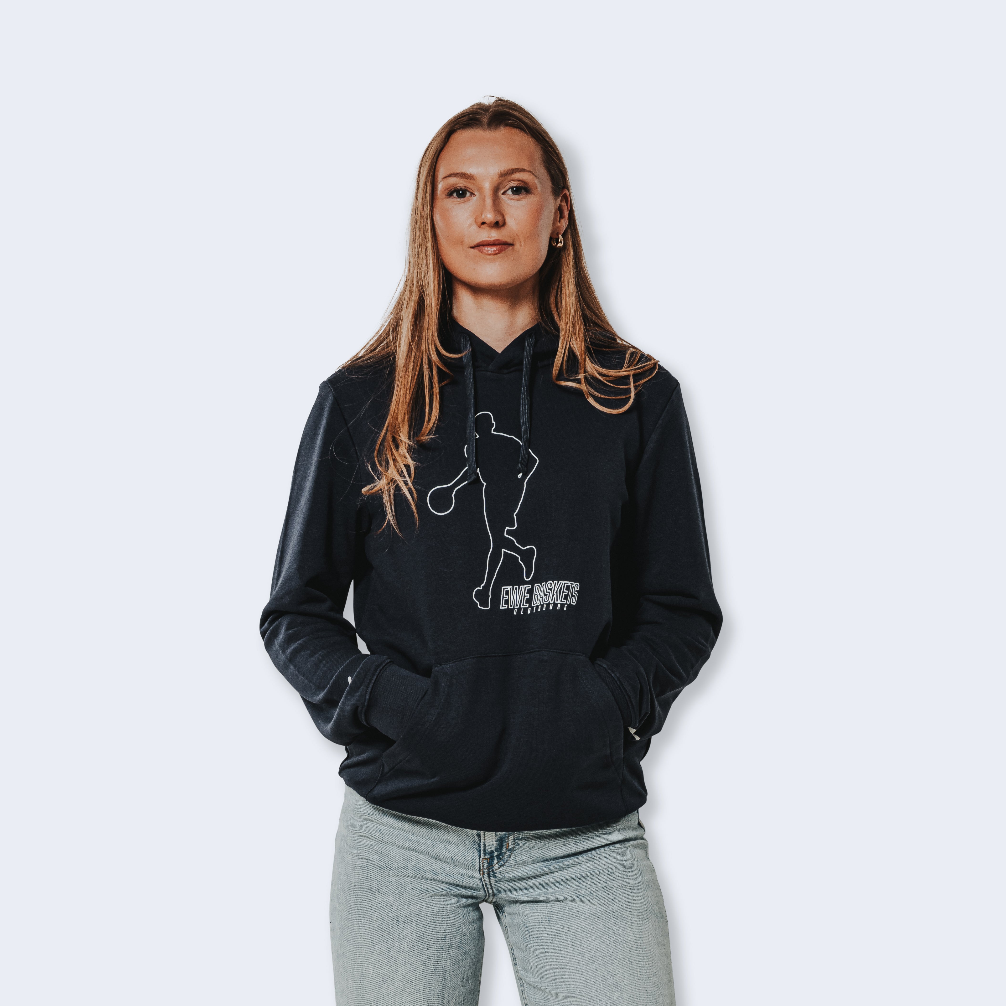 Hoodie Crossover Navy