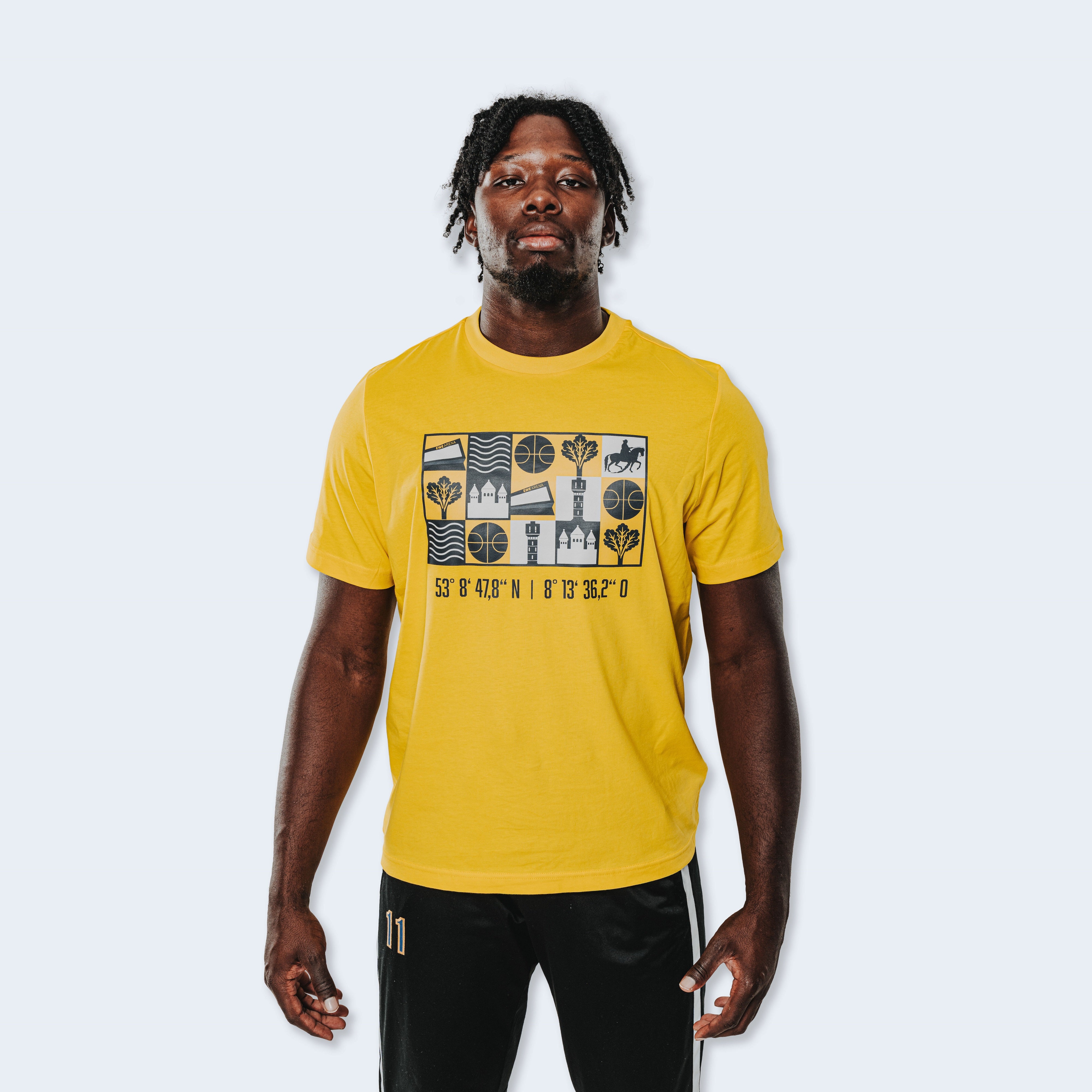 T-Shirt Homecourt Yellow