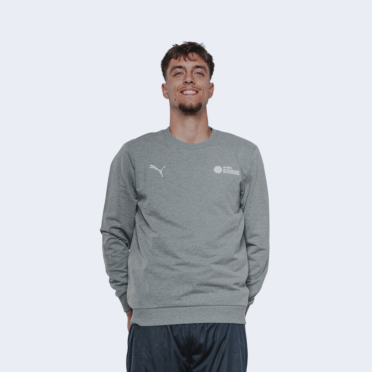 Crew Neck grey