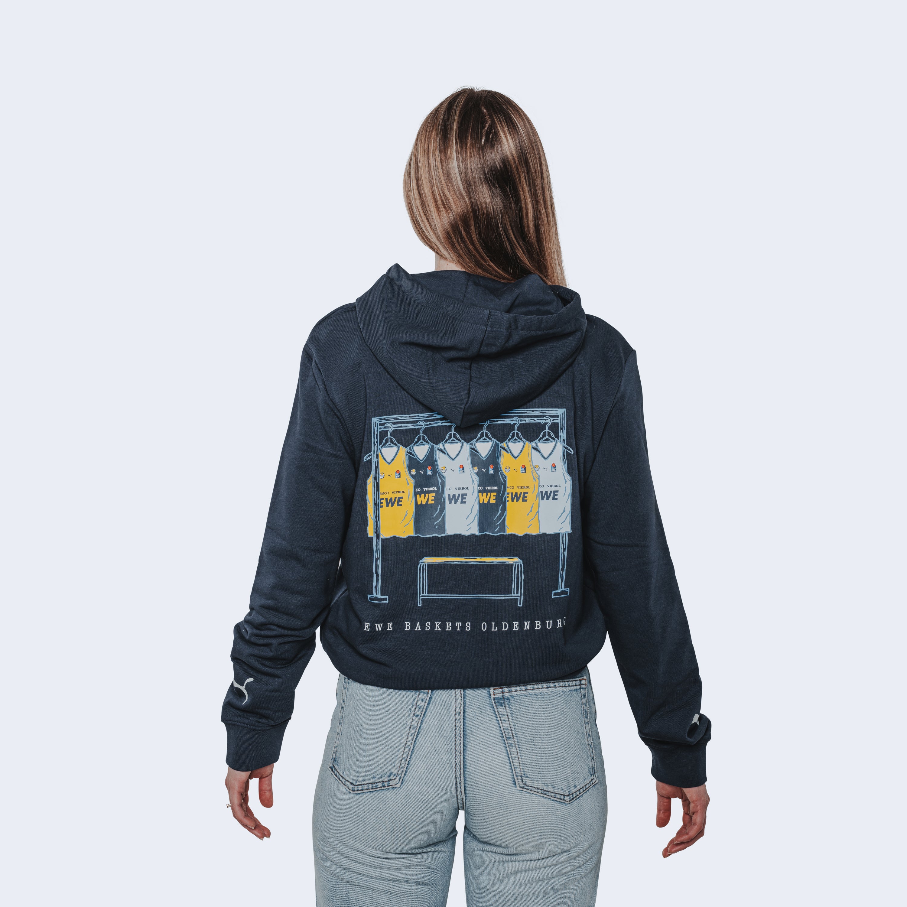 Hoodie Jersey Collection navy