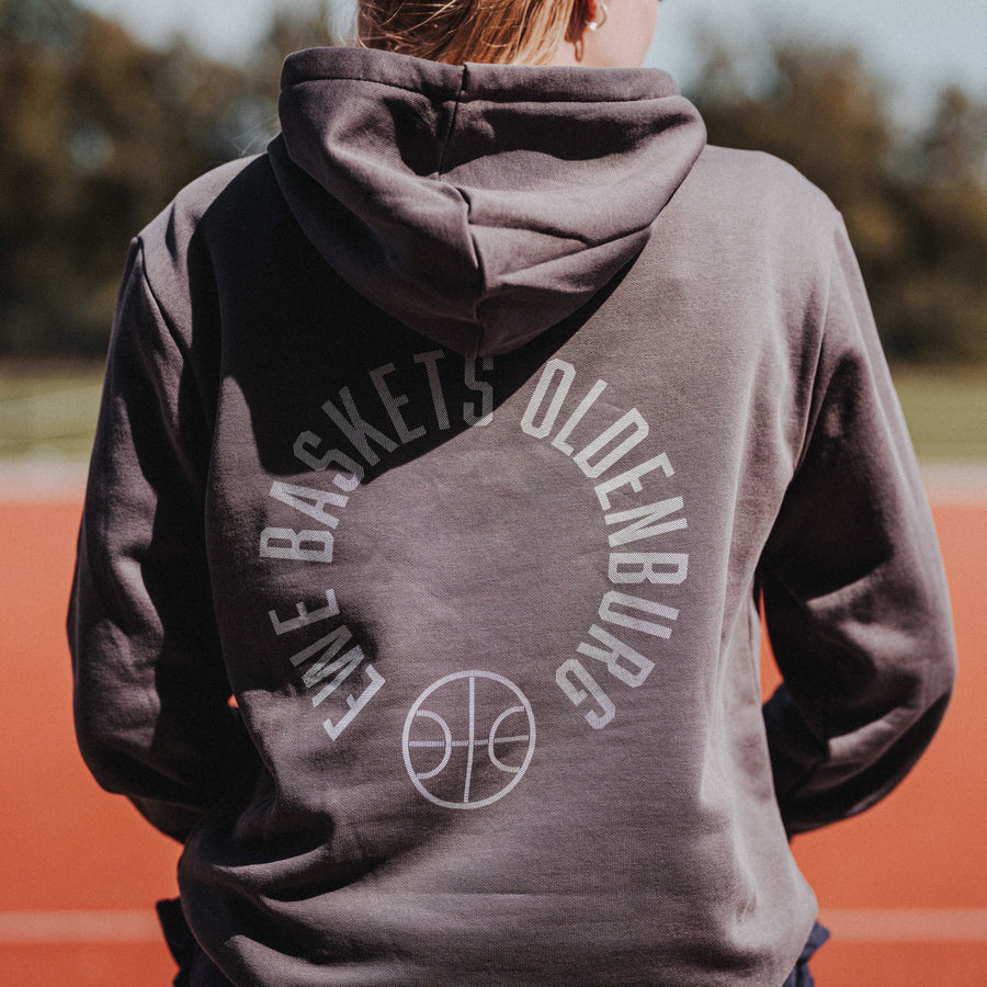 Hoodie Courtside dark grey