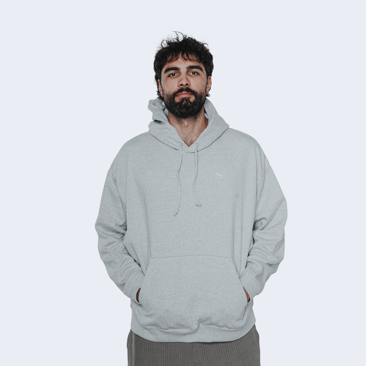 Hoodie Hometown light grey