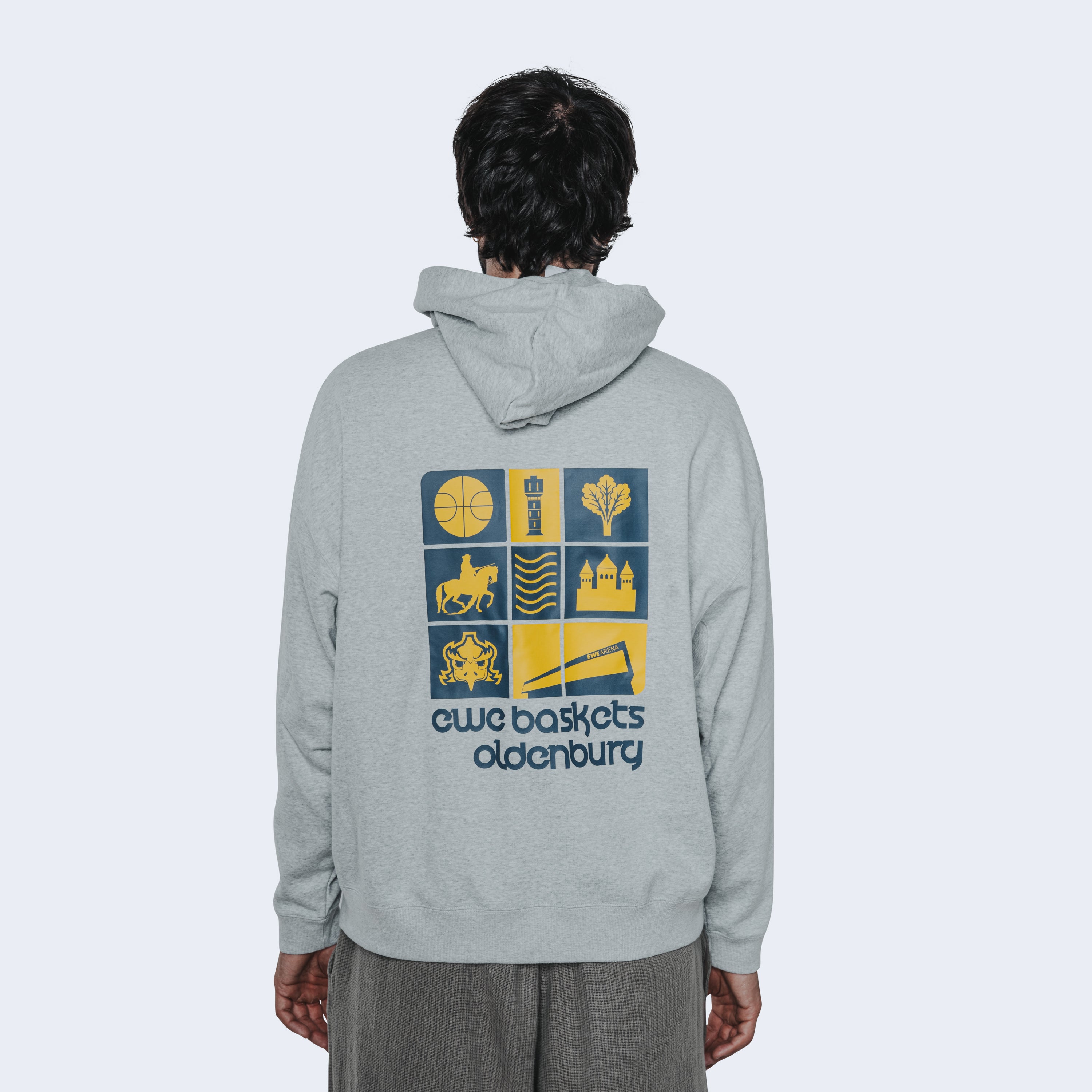 Hoodie Hometown light grey