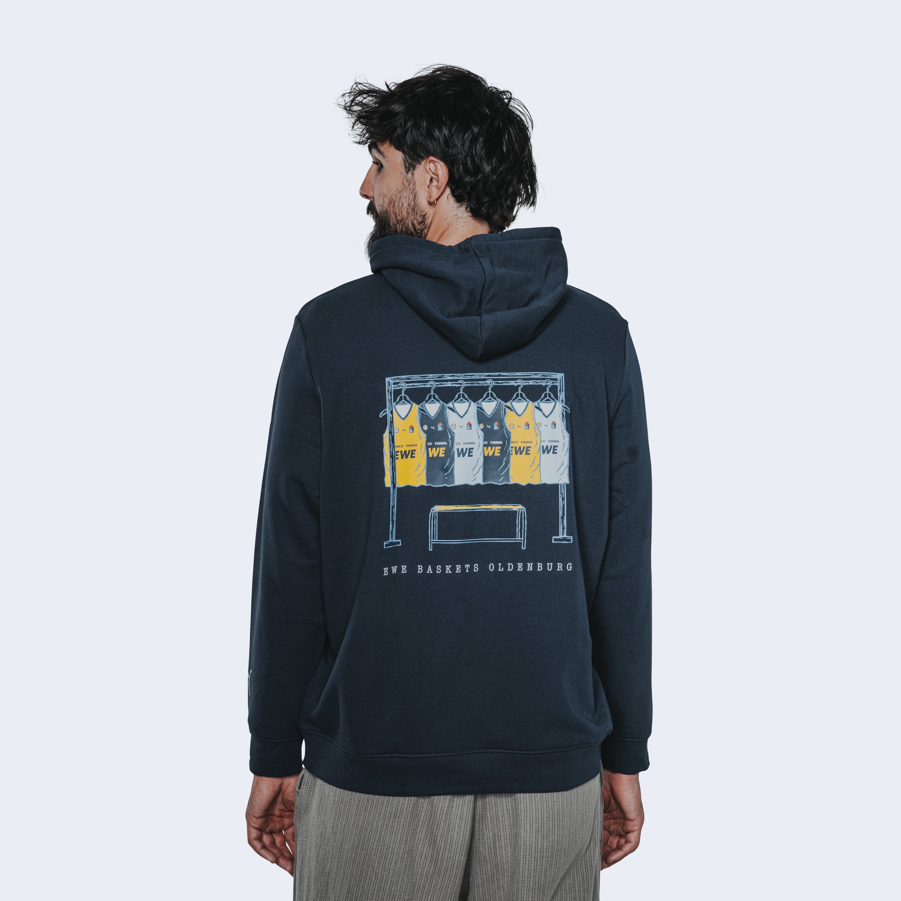 Hoodie Jersey Collection navy