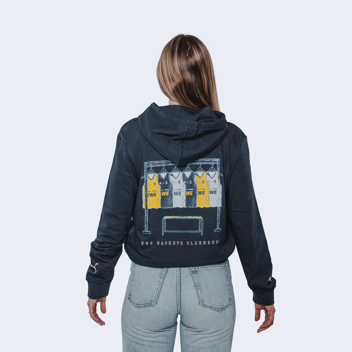 Hoodie Jersey Collection navy